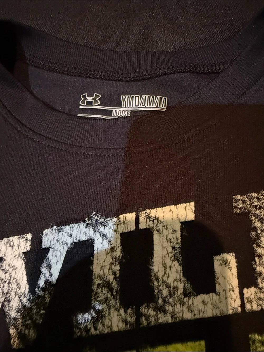 Under Armour Black 'I WILL' Graphic Tee